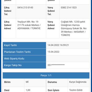 Sürat Kargo Şube Personelinin Müşteriye Hakaret İçerikli Sözlerle Cevap Vermesi