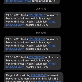 Alo 186 Elektrik Arızası Ve Mağduriyet