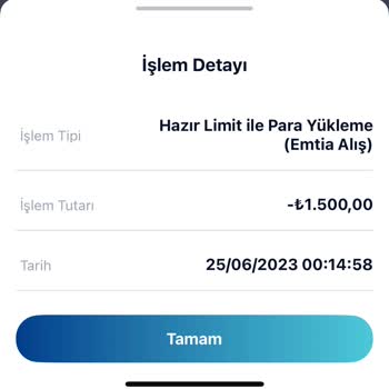 Paycell Emtia Satış Mobil Premium Hatası