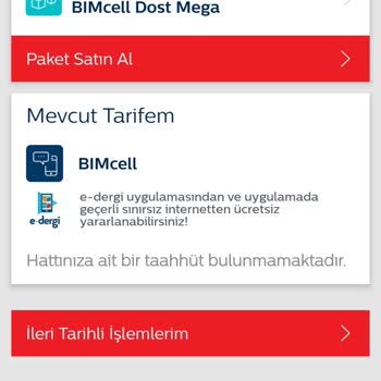 Bimcell Tarifeler Kendi Kafasına Göre Yenileme
