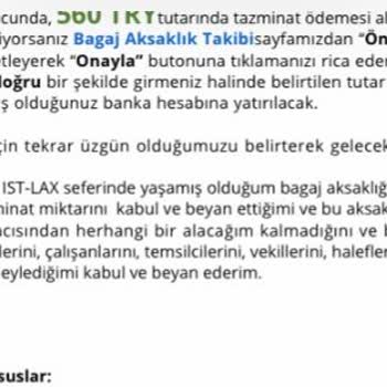 THY Bagaja Verdiği Zarar İçin Ödeme Sözünü Tutmuyor!.