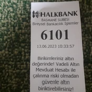 Halkbank İzmir Basmane Şubesi Çalışanları İşini Düzgün Yapmıyor