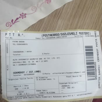 Alfa İnteraktif Kozmetik Ürün İadesi Sonucu Ücret Ödenmemesi