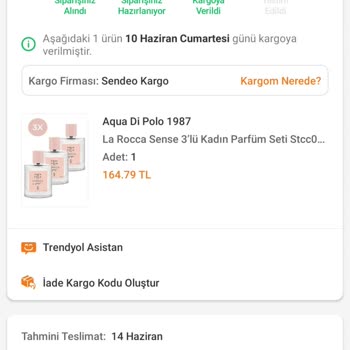 Aqua Di Polo Ürünüm Elime Ulaşmadı