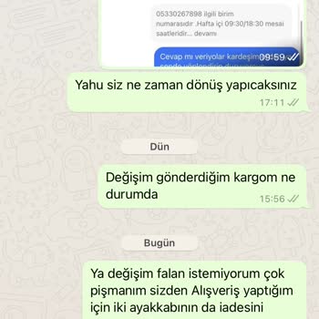 Selin Shoes Değişim İade Muhatap Bulamama