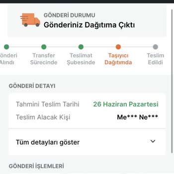 Trendyol Kargo Hizmeti Sorunu