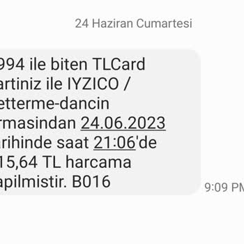 iyzico /betterme-dancin Firmasından Çekilen İzinsiz Para