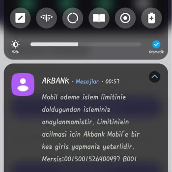 Akbank Axess Mobil Temassız Ödeme Sorunu