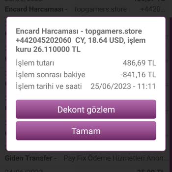 Enpara'dan Alışveriş İptali