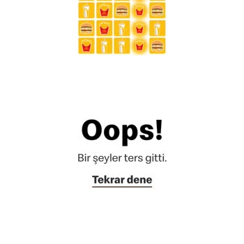 McDonald's Burger Crush Sorunu