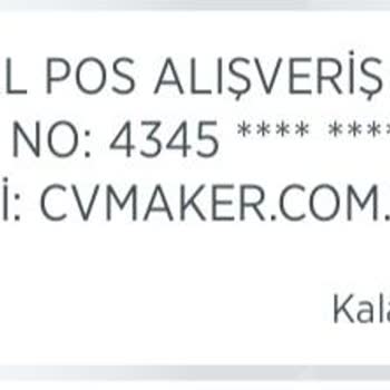 CV Maker İznim Olmadan Hesabımdan Para Çekmiş.