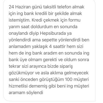 Hepsiburada Alışveriş Kredisi Sorunu