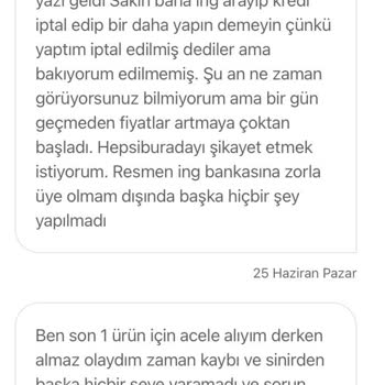 Hepsiburada Alışveriş Kredisi Sorunu
