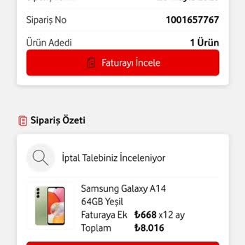 Vodafone'dan Cihaz Aldım Ve İade Ettim Beni Oyalıyorlar!
