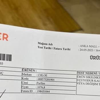 Chloe Parfüm Sahte Orijinal Olmayan Parfümün Boyner Tarafından Satılması (Chloe)