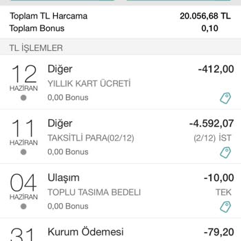 Garanti Bankası Kredi Kartı Yıllık Kart Ücreti Kesimi