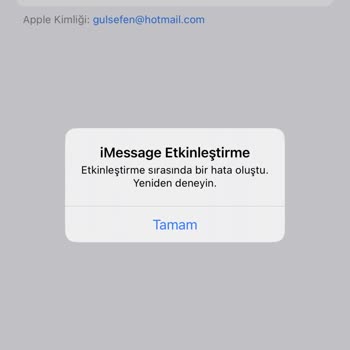 Turkcell FaceTime Ve İMessage Bağlantı Hatası