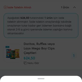 A101 Yanlış Ürün Teslim Edildi