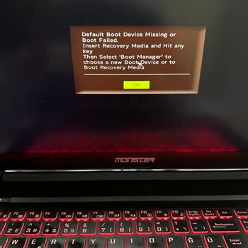 Monster Abra A7 V12.5.5 Mavi Ekran Sonrası Bios'a Atması