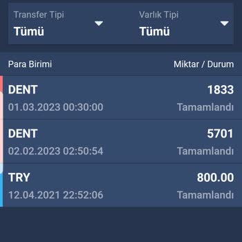 Bitexen Dent Coin Bilgim Olmadan Hesabımdan Çekilmiş