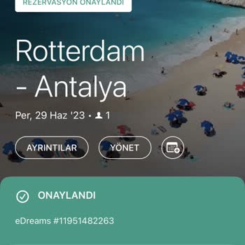 EDreams Onaylı Gelen Rezervasyon Pegasus Firmasında Biletim Gözükmüyor