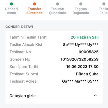 Trendyol Express'ten Şikayetçiyim Kargom Halen Ulaşmadı
