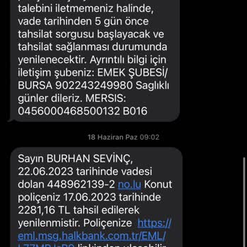 Halkbank Türkiye Sigorta Poliçe İşlemi İznim Olmadan