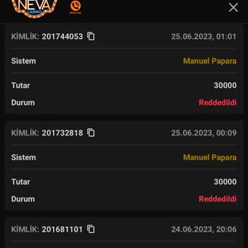 Nevacasino Çekimlerimi İptal Etti!