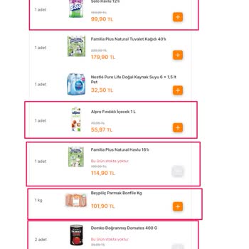 Migros, Sipariş Eksik Getiriliyor, Parası İse Tam Alınıyor.