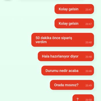 Tıkla Gelsin Yemeğin Geç Ve Soğuk Gelmesi
