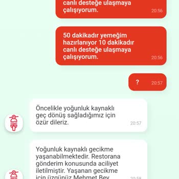 Tıkla Gelsin Yemeğin Geç Ve Soğuk Gelmesi