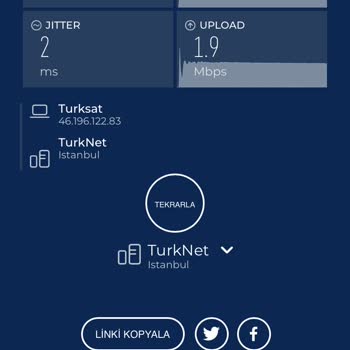 Kablo Net İnternet Hızı Wi-Fi