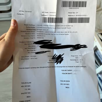 Vivense Defolu Ürün Gönderiyor.