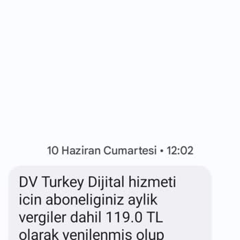 Dv Turkey Onaysız Abonelik İptal İsteği