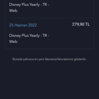 Disney Plus İzinsiz Yıllık Üyelik Ücreti Kesmiş.