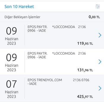 Locco Moda İademi 394 TL Kesintili Yatırdı!