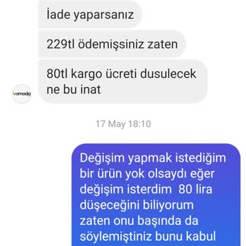 Parayı Alıp İşi Biten Tavrı Değişen Vemoda Butik Para İademi Yapmadı