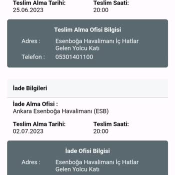 MyFleet Findeks Notu Bahanesi İle Ücreti Ödenmiş Aracın Teslim Edilmemesi
