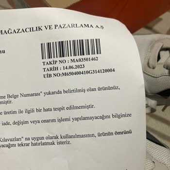In Street FLO Mağazacılık Ürün İncelemesinde Kendi Hatasını Kabul Etmiyor