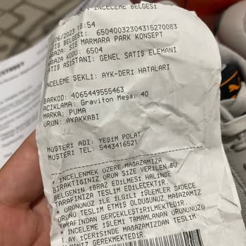 In Street FLO Mağazacılık Ürün İncelemesinde Kendi Hatasını Kabul Etmiyor