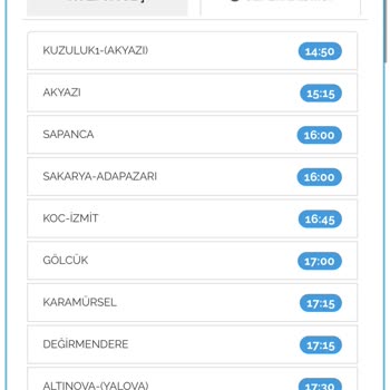 VİB Turizm Sakarya Sitesinde Sefer Süresini Bilerek Az Gösteriyor