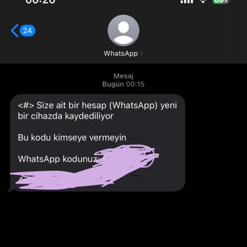 WhatsApp Size Ait Bir Hesap WhatsApp'ta Kullanıyor Mesajı