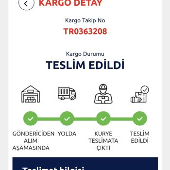 Ceva Kargomu Teslim Etmedi Ama Teslim Edilmiş Gösteriyor!