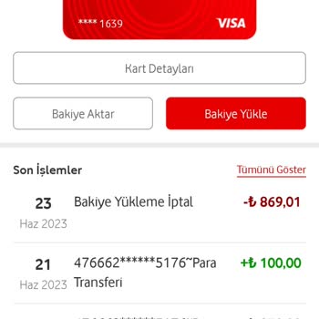 Vodafone Pay Para İadesi Yapılmıyor