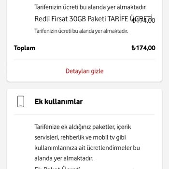 Vodafone Haksız Yere Alınan Ücretler