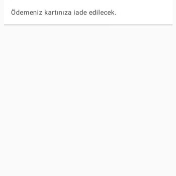 Sahibinden Paramın İade Edilmemesi
