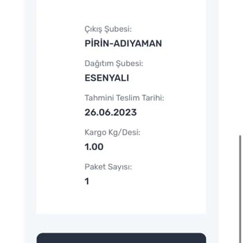Grimelange Geç Sipariş Teslimi