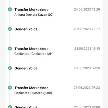Trendyol Ekspres Transfer Merkezleri