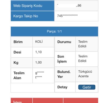 Türkgücü Sürat Kargo Yanlış Adrese Teslimat Yapıyor