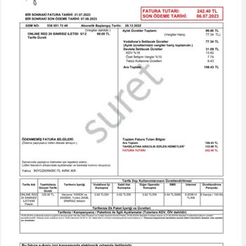 Haksız Kazanç Sağlayan Vodafone Ve Taşeron Şirketi Digifun
